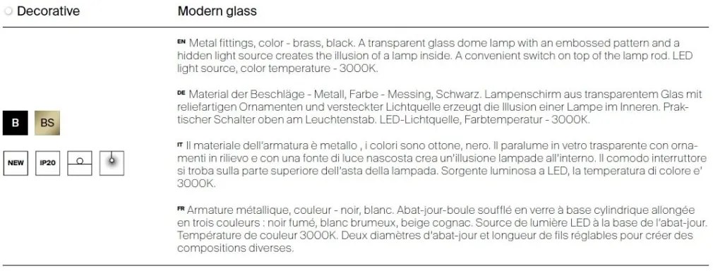 Veioza LED design modern decorativ Mystic