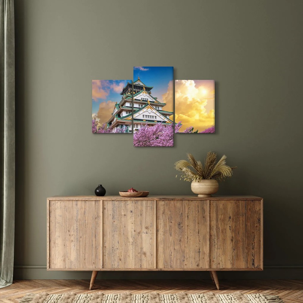 Tablou - Castelul Osaka (90x60 cm)