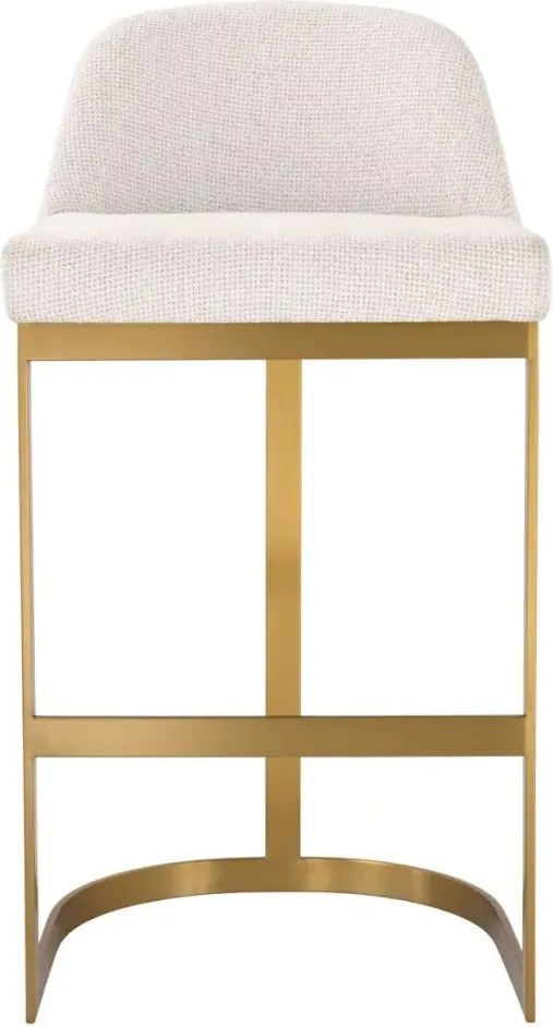 Scaun de bar design LUX, Bar Stool Condos alb