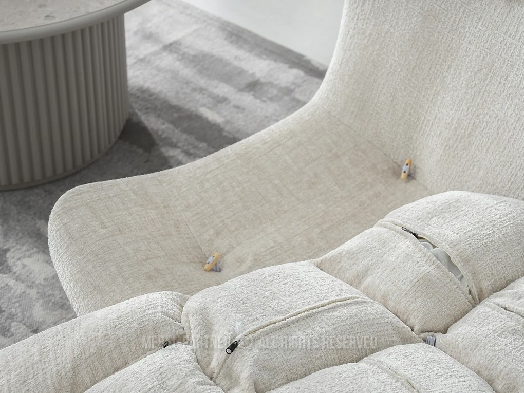 Fotoliu Jaspier (bej + crem). Promo -8%. 1110118