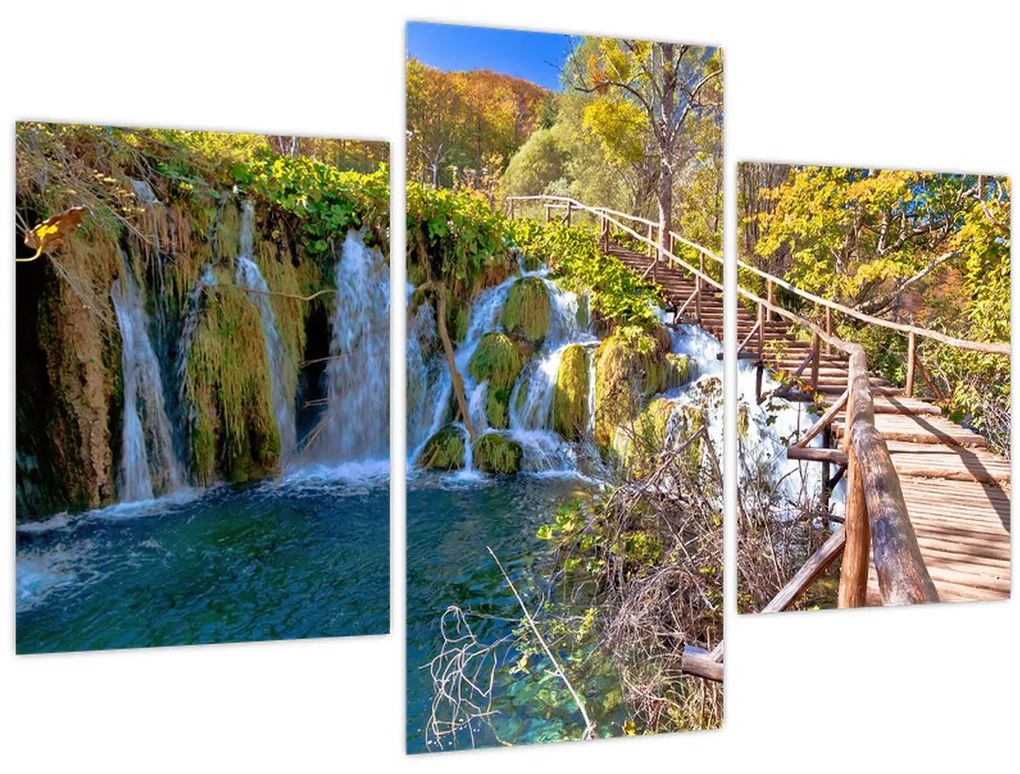 Tablou - Intrare in cascade (90x60 cm)