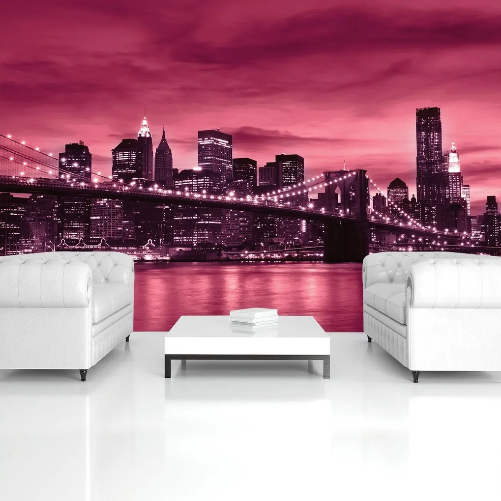 Fototapet - New York Brooklyn Bridge City (152,5x104 cm)