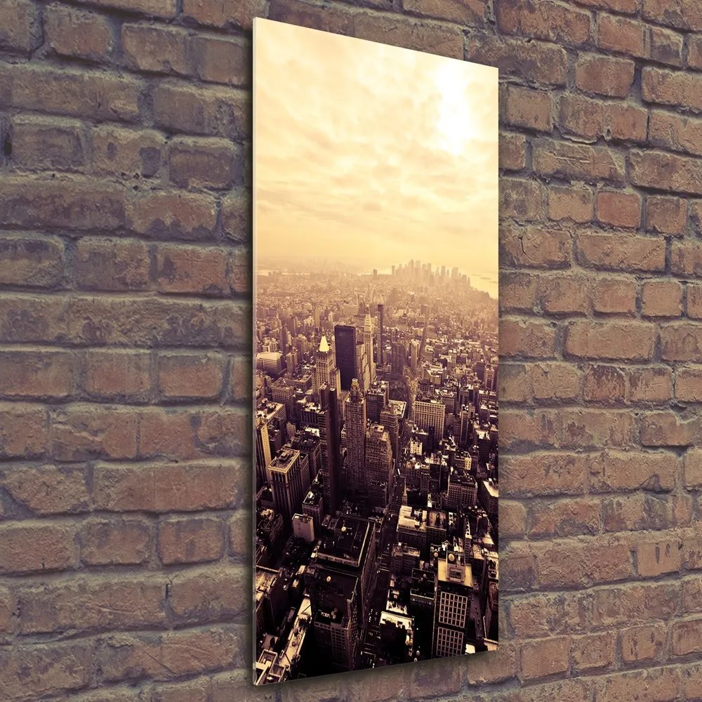 Pictura pe sticlă acrilică Manhattan New York City