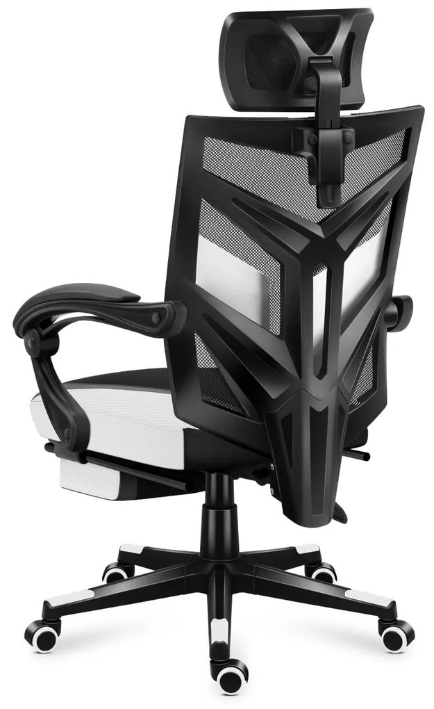 Fotoliu gaming Cruiser 5 (negru + alb). 1087453