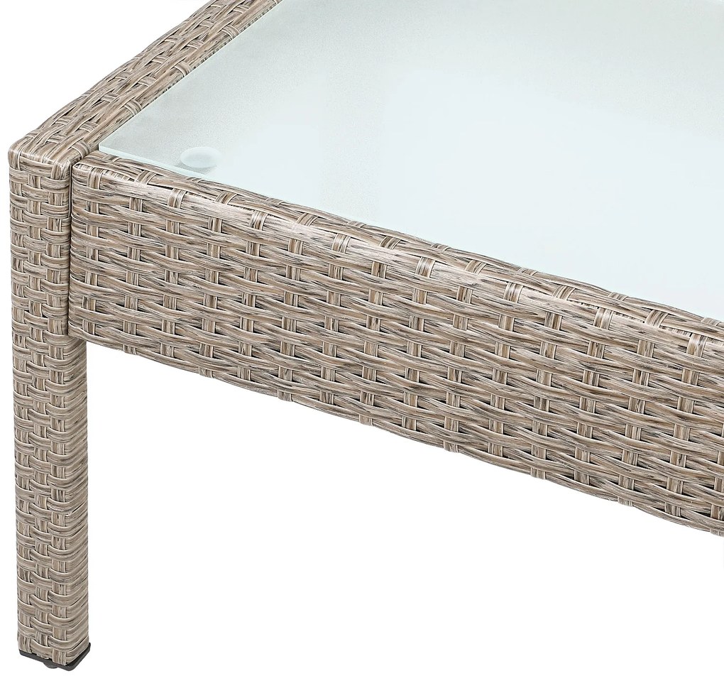 Deuba Set rattan Jamaica - crem