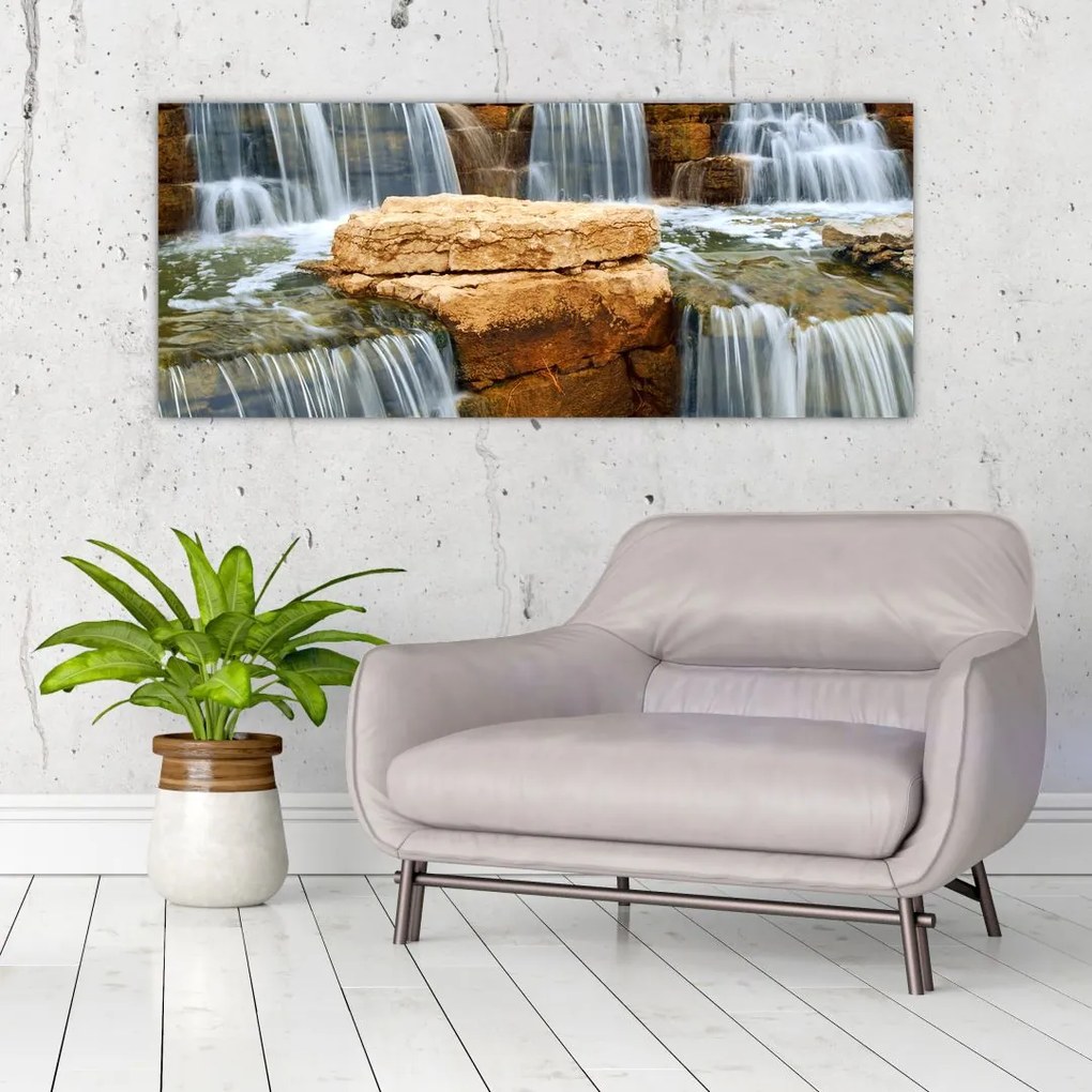 Tablou cu cascade (120x50 cm)