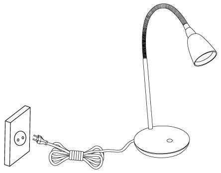 Eglo 93078 - Lampă LED de birou DURENGO LED/3W/230V