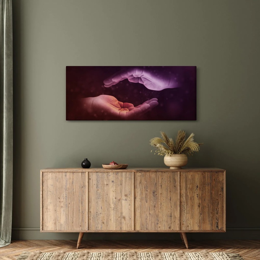 Tablou cu mâini (120x50 cm)