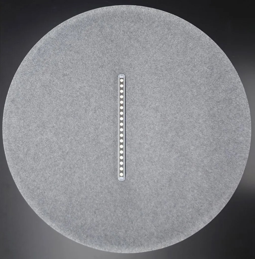 Lustra LED suspendata moderna ACOUSTIC gri