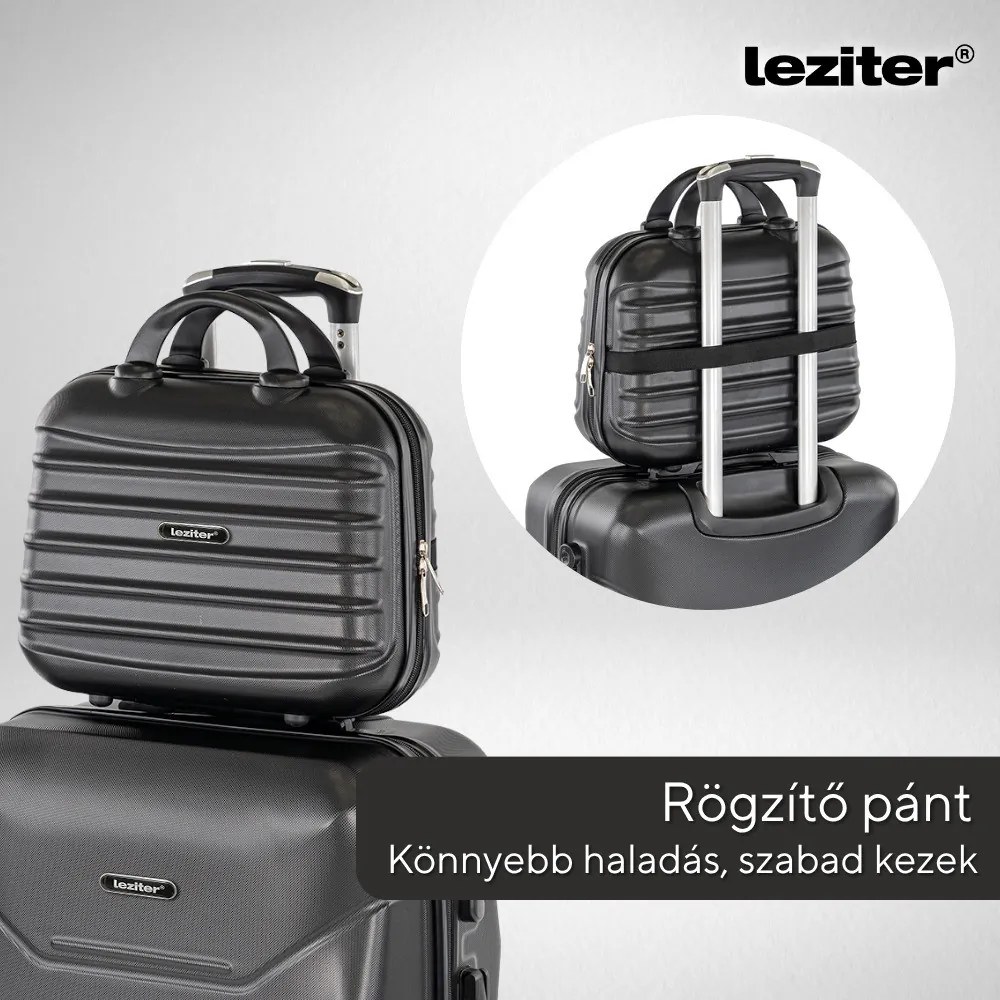 TraveLux Max valiză de mână mică cu capac dur 28x36x16 cm negru