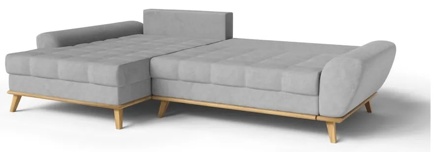 Colțar gri deschis extensibil (cu colț pe partea stângă ) Balitco – Ropez