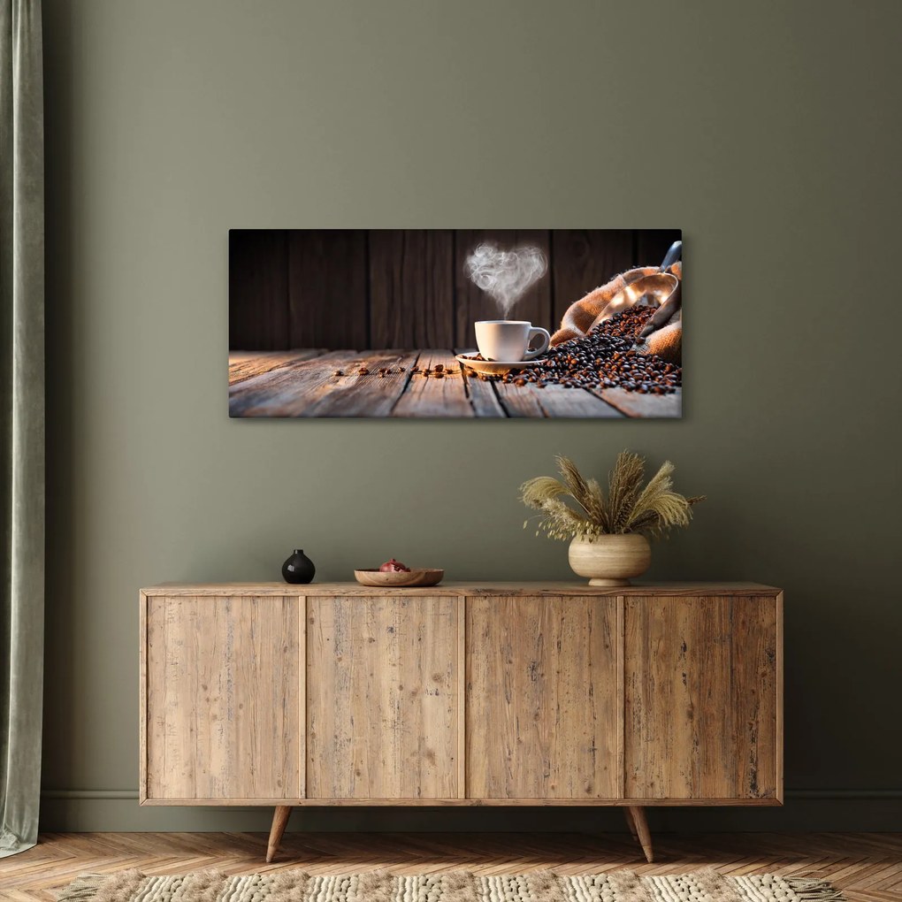 Tablou - Timp pentru cafea (120x50 cm)