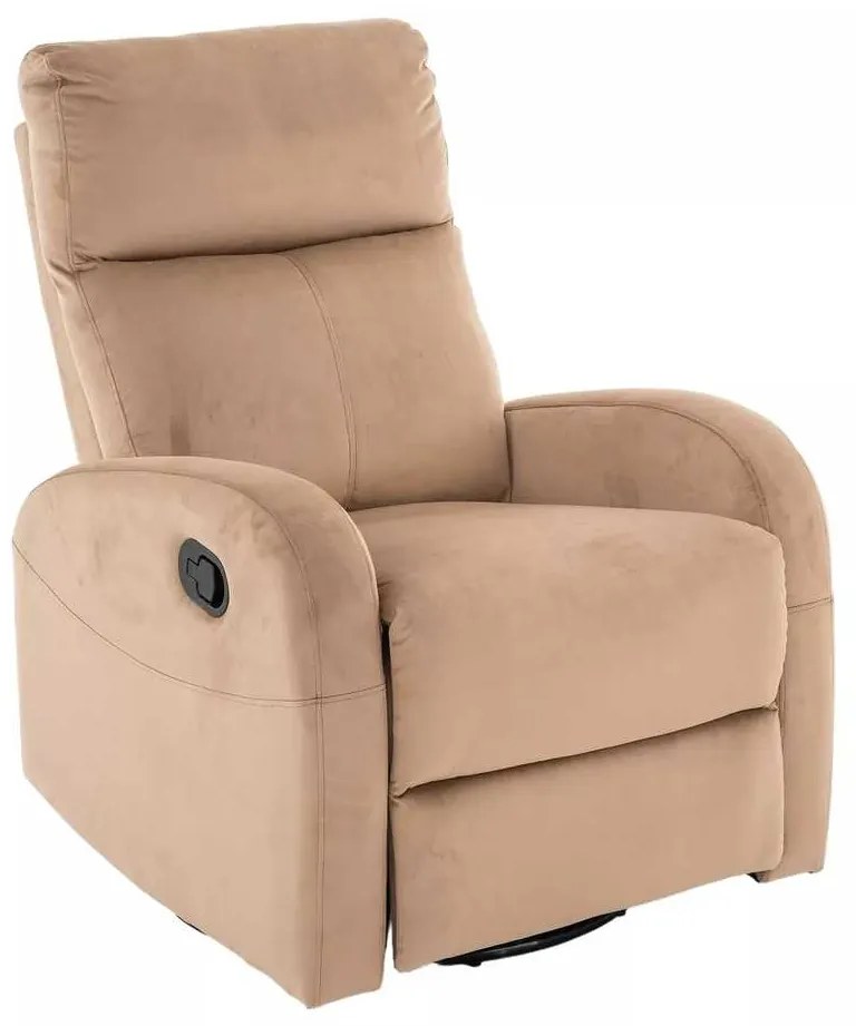 Scaun reclinabil Olimp Velvet, bej