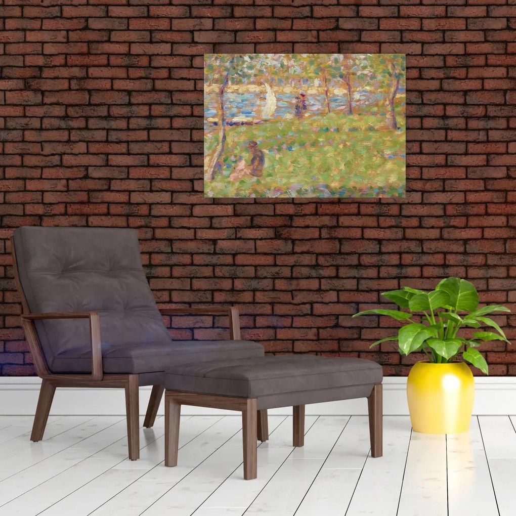 Tablou - Georges Seurat, Study for "La Grande Jatte", reproducere (70x50 cm)