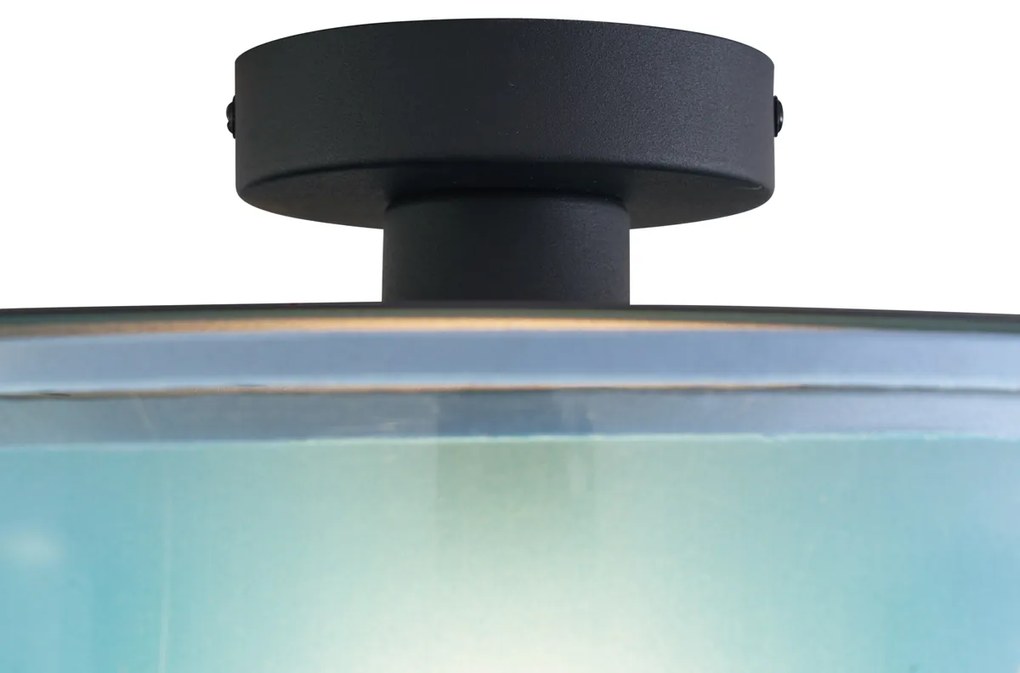 Plafonieră pentru copii albastră cu Bulby - Harrie meets Bulby