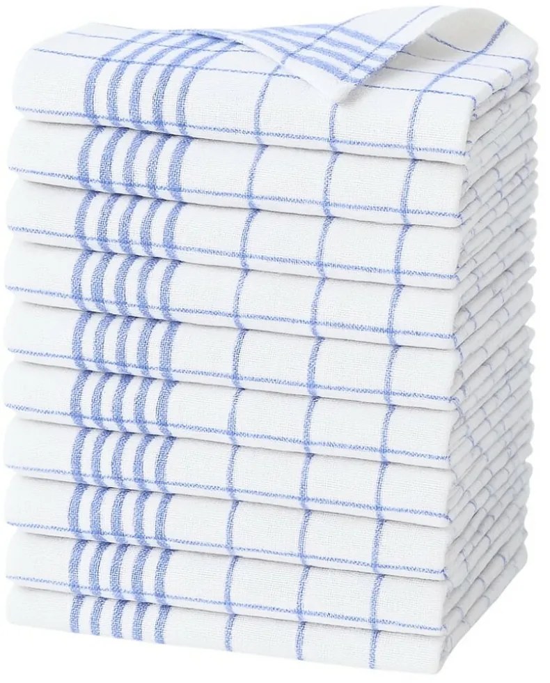 ARÔME HOME Șervețel de bucătărie albastru, 50 x 70cm, set de 10 bucăți