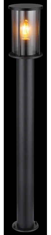 Stalp mediu pentru exterior design modern IP54 Gracey negru