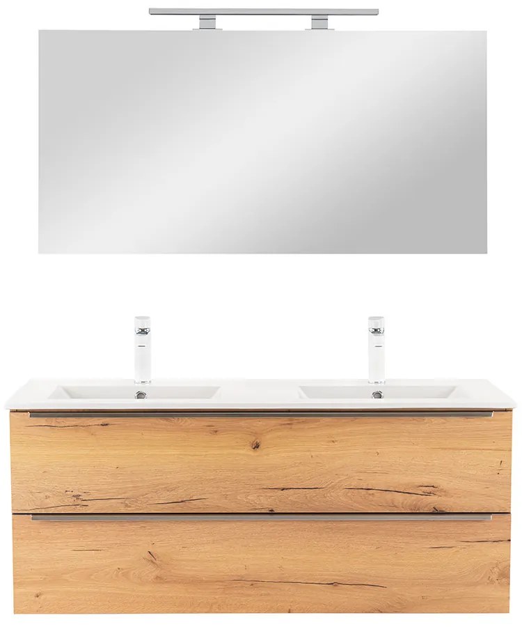 Mobilier complet de baie Vario Trim 120 stejar-stejar