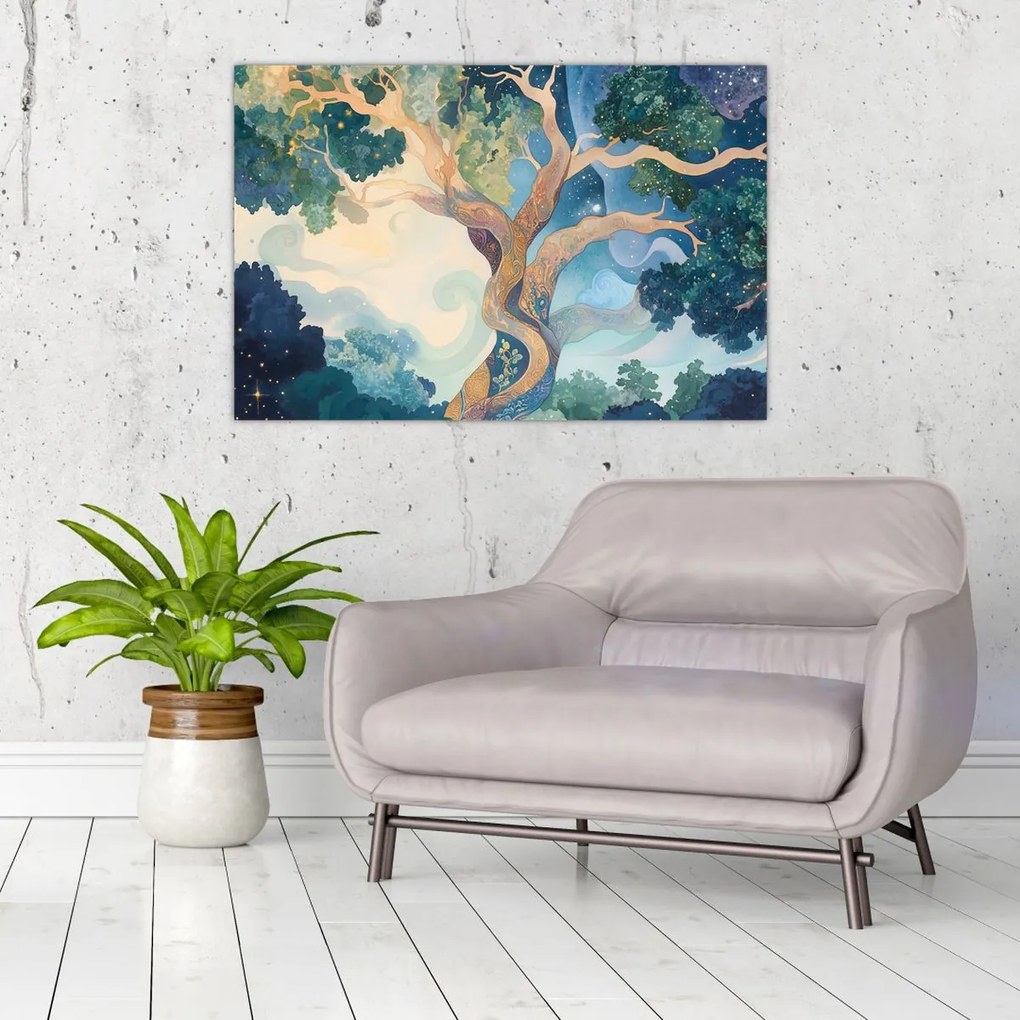 Tablou – Arbore cosmic (90x60 cm)