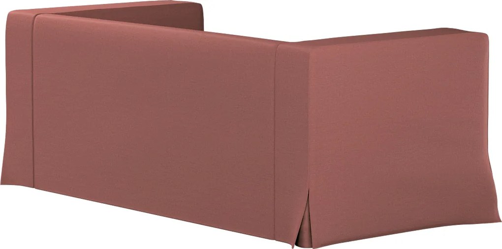 Husă canapea Klippan cu 2 locuri, lungă, cu pliuri contrastante