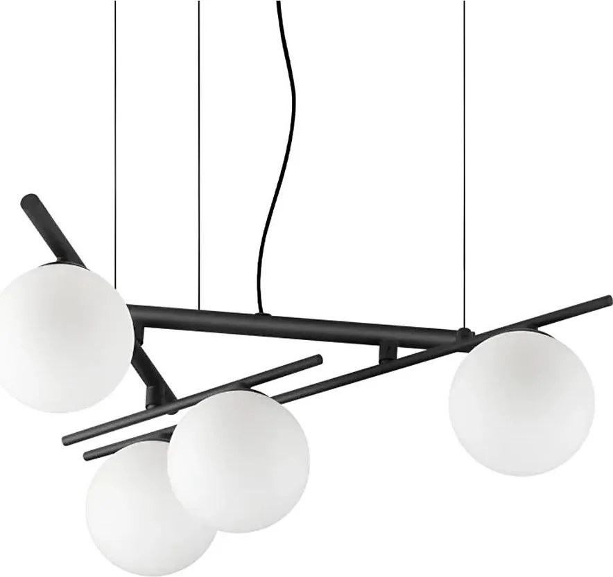 Ideal Lux - Lustră LED pe cablu ATLAS 4xG9/3W/230V neagră