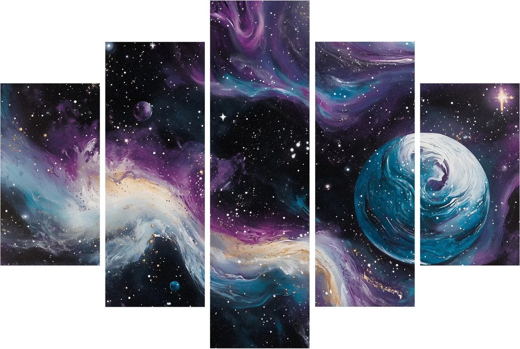 Tablou - Univers pictat (150x105 cm)