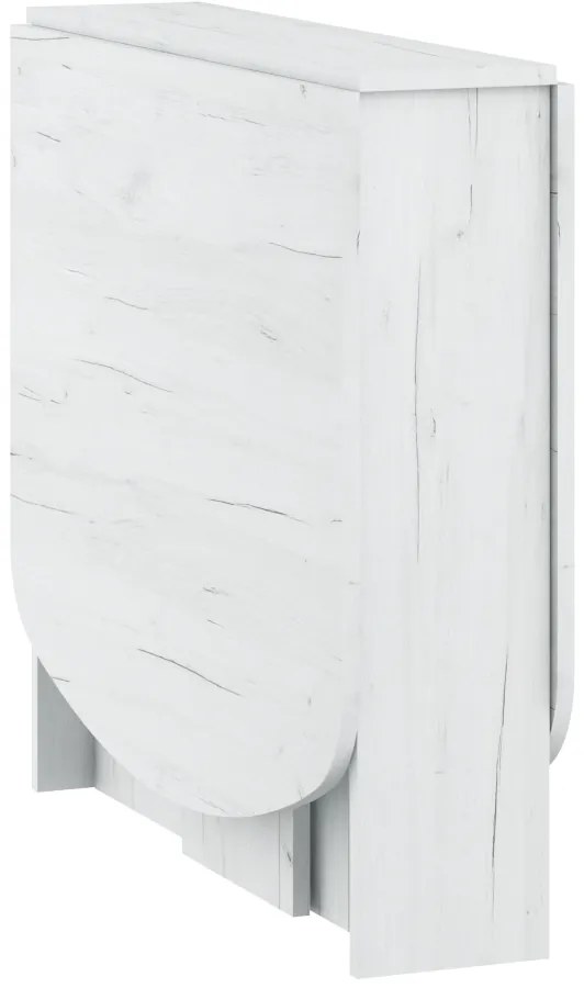 Masă de sufragerie extensibilă Elston 2 (craft alb) (pentru 4 până la 6 persoane). 1051392