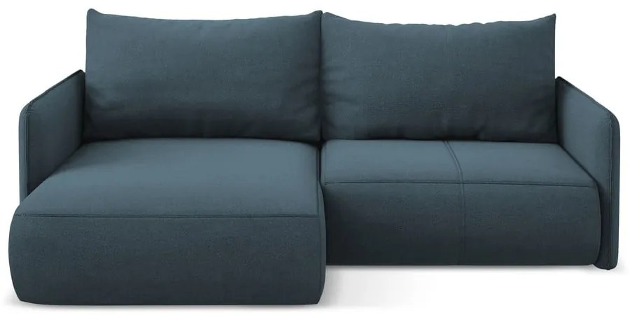 Colțar albastru extensibil/cu spațiu de depozitare (cu colț pe partea stângă) Nanea – Makamii