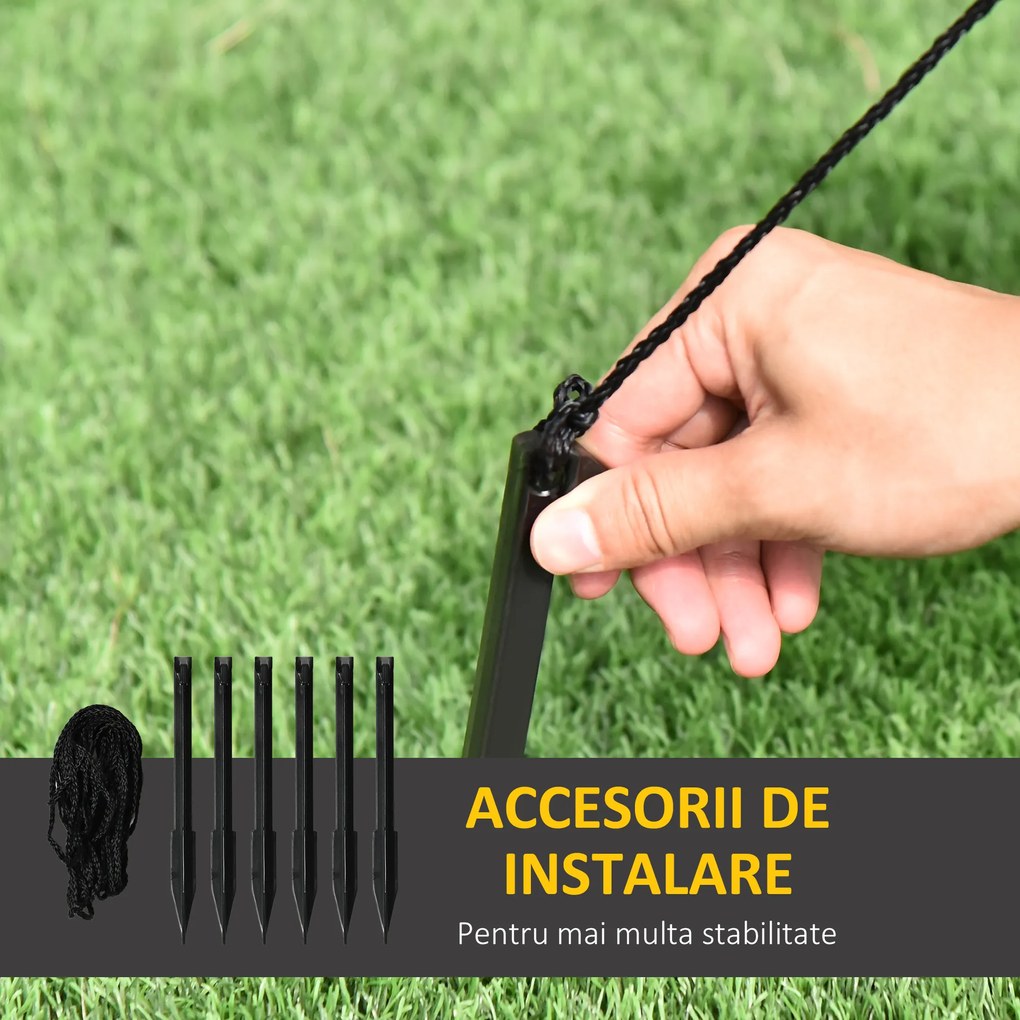 Outsunny Decoratune gonflabila de Craciun cu lumini LED, Brad gonflabil pentru exterior si interior cu umflator inclus | Aosom Romania