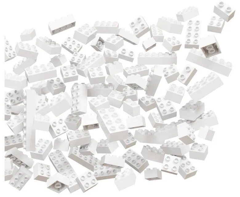 Set cuburi de construit Hubelino Snow, 120 piese