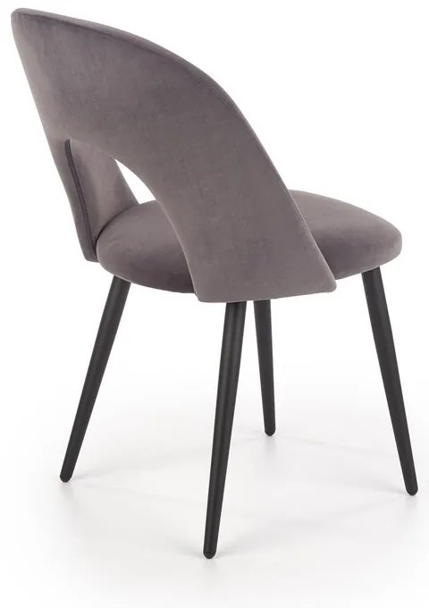 Scaun de bucaterie Gema, gri/negru