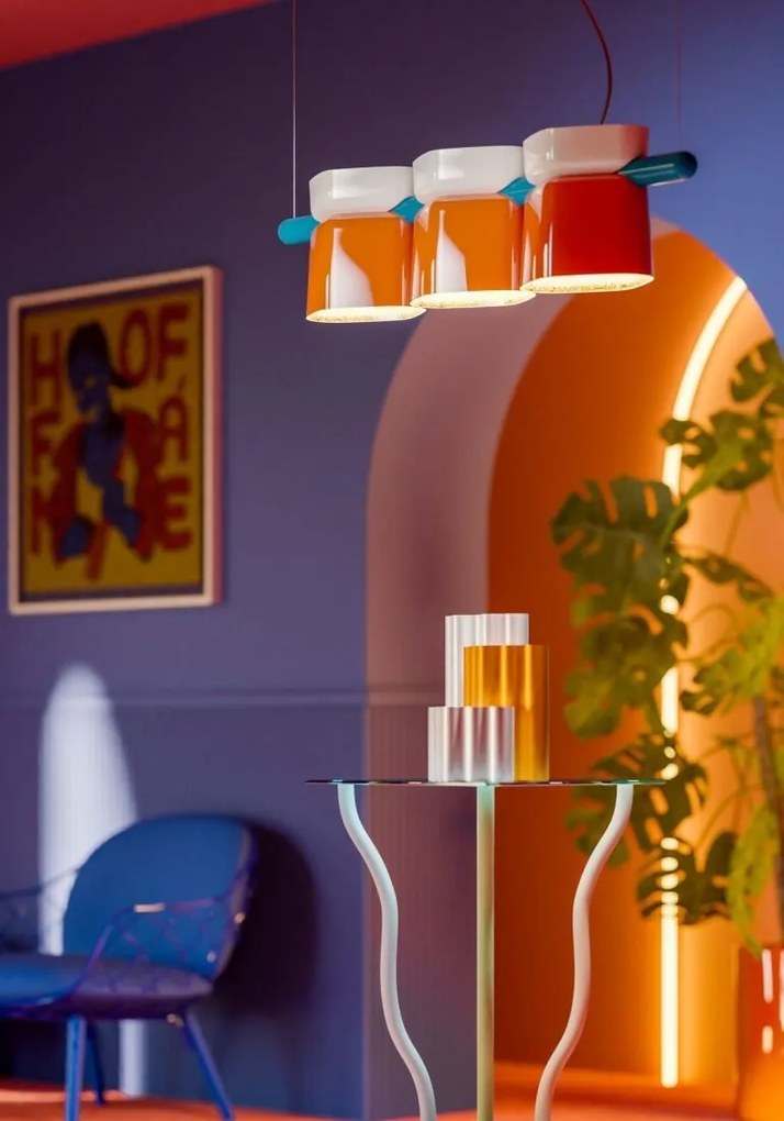 Lustra suspendata din ceramica design italian Yakitori