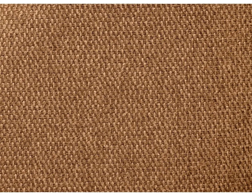 Pat matrimonial portocaliu tapițat cu somieră 140x190 cm Romane – Bobochic Paris