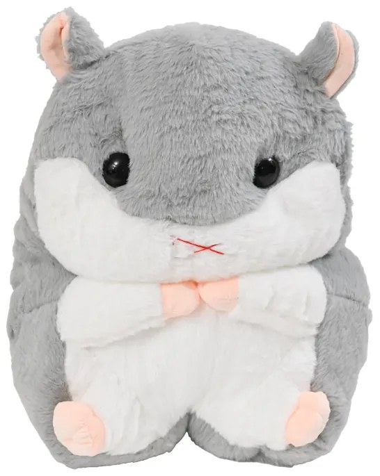 HAMSTER de plus cu paturica cocolino in interior, gri