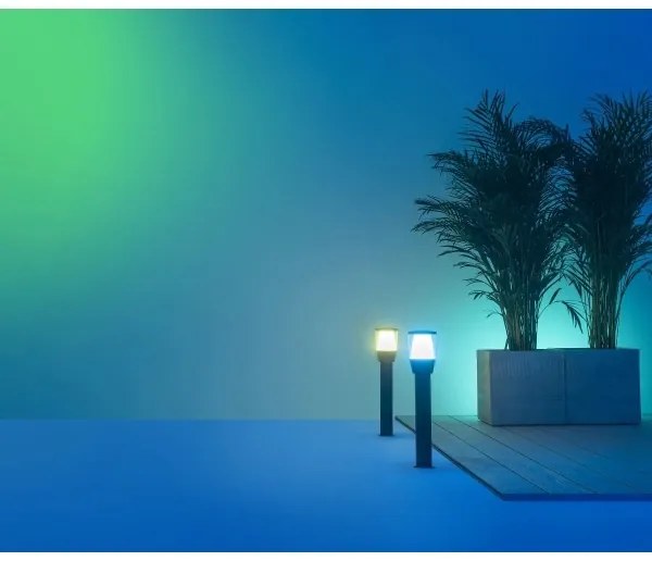 Lampă LED RGBW de exterior dimabilă ELPAS LED/4,8W/12/230V IP65 Wi-Fi WiZ