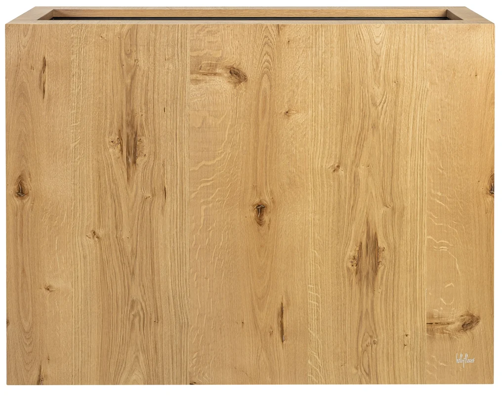 Ghiveci din lemn cu auto-irrigare TAMMI, dreptunghiular-înalt, mai multe variante - Hobby Flower Dimensiuni: 104 x 30 x 80, Culoare: stejar natural