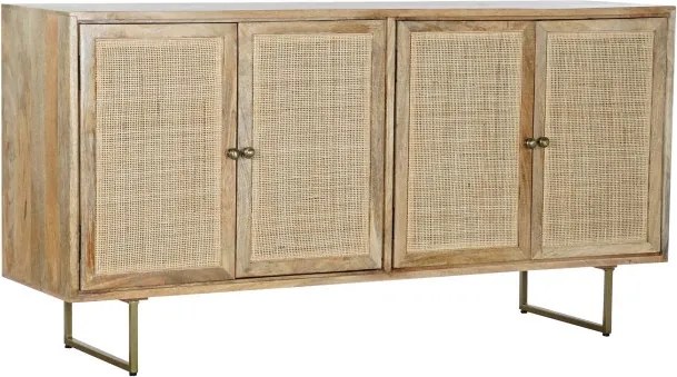 Bufet natur , din lemn de mango si rattan