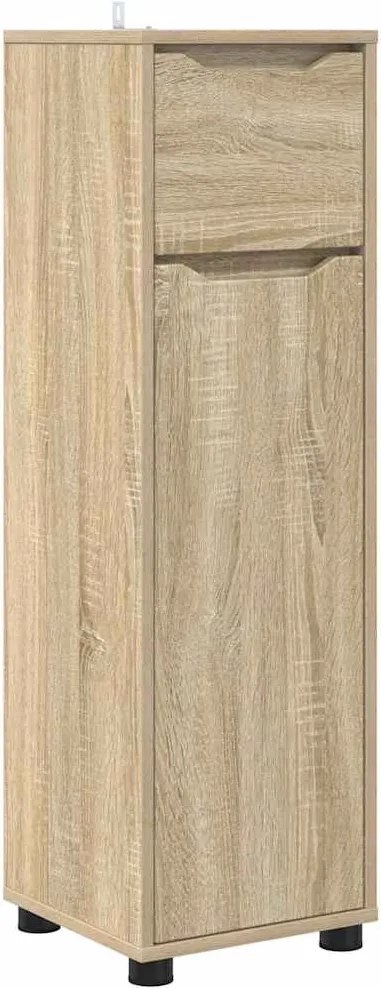 vidaXL Dulap de Baie Stejar Sonoma 30,5 x 30 x 101 cm Lemn compozit