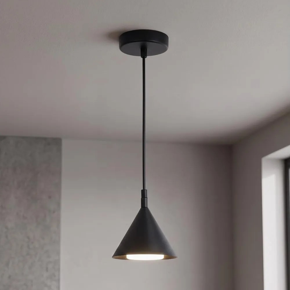 Brilagi - Lustră pe cablu CONE SINGLE 1xGX53/15W/230V neagră