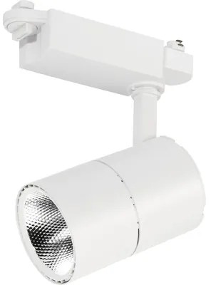 Spot cu LED integrat Alfa 20W 1400 lumeni, alb, pentru sina Novelite