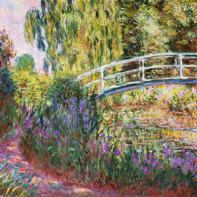 Reproducere Pond with Water Lilies (1900), Claude Monet