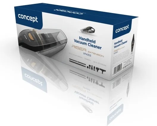 Concept VP4353 Aspirator manual WET & DRY RISER EXTENSION 110W/18,5V 2200 mAh ne