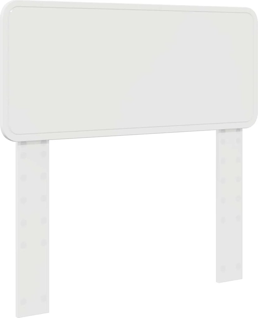 vidaXL Tăblie cap Alb Lucios 90 cm Lemn compozit