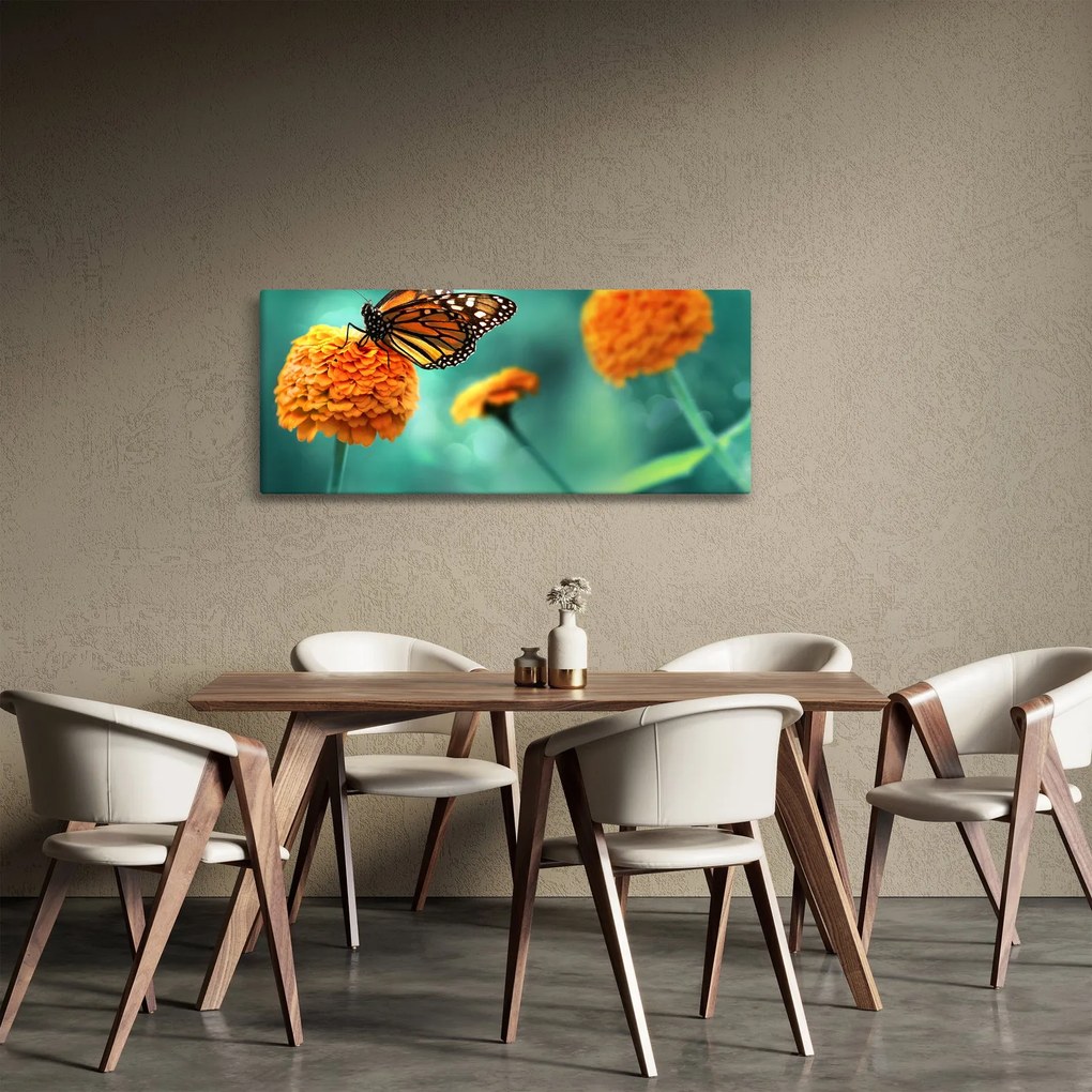 Tablou cu fluture (120x50 cm)