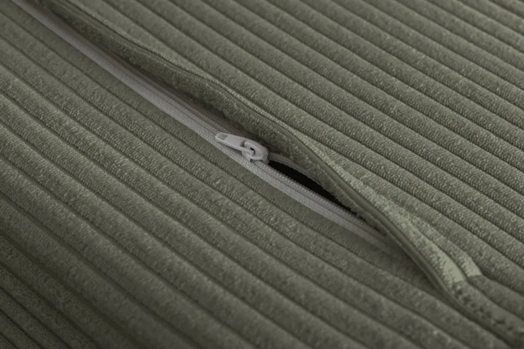 Fotoliu Pat SMART MULTIFUNCTION 100cm catifea raiata verde