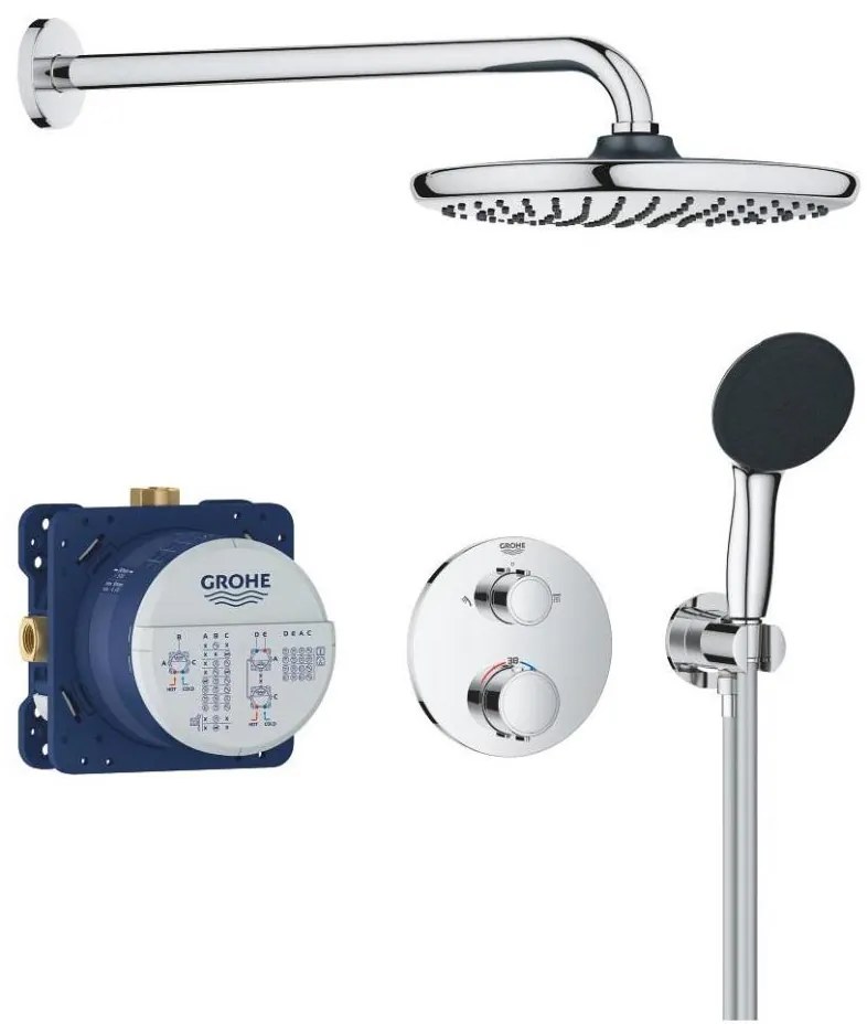GROHE 34883000 - Sistem de duș PRECISION VITALIO START 250, crom lucios