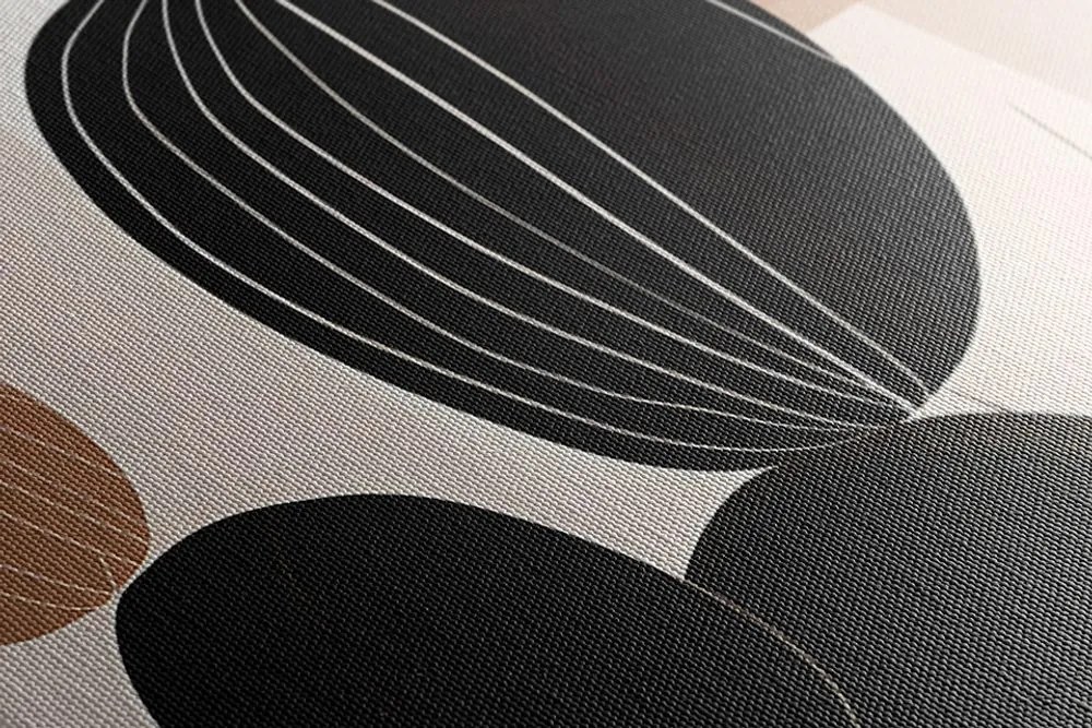 Tablou forme abstracte botanice de cactus