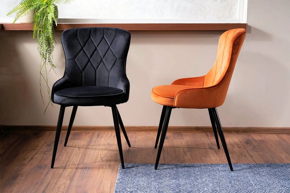 Scaun de sufragerie Lloyd (Gri + Negru). 1050457