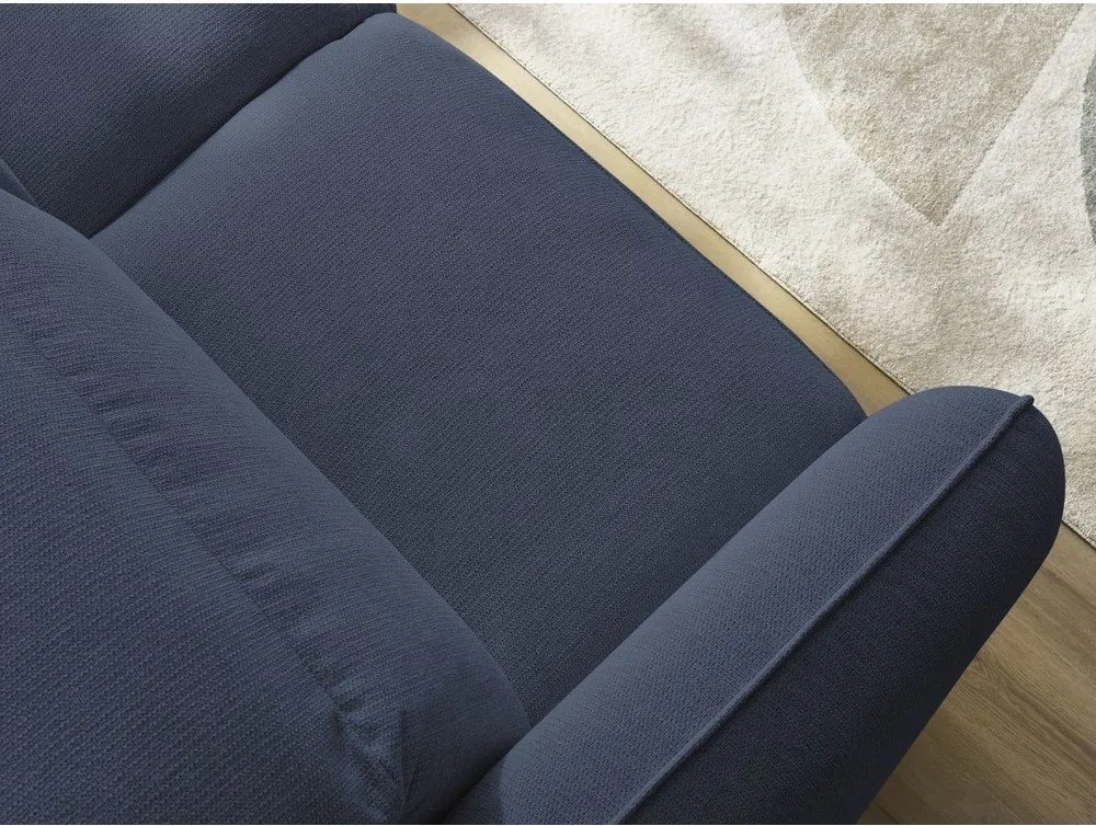 Canapea neagră 216 cm Achille – Bobochic Paris