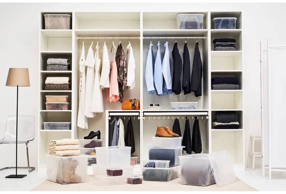 Cutie de depozitare din plastic cu capac 25 l Lona - Rotho